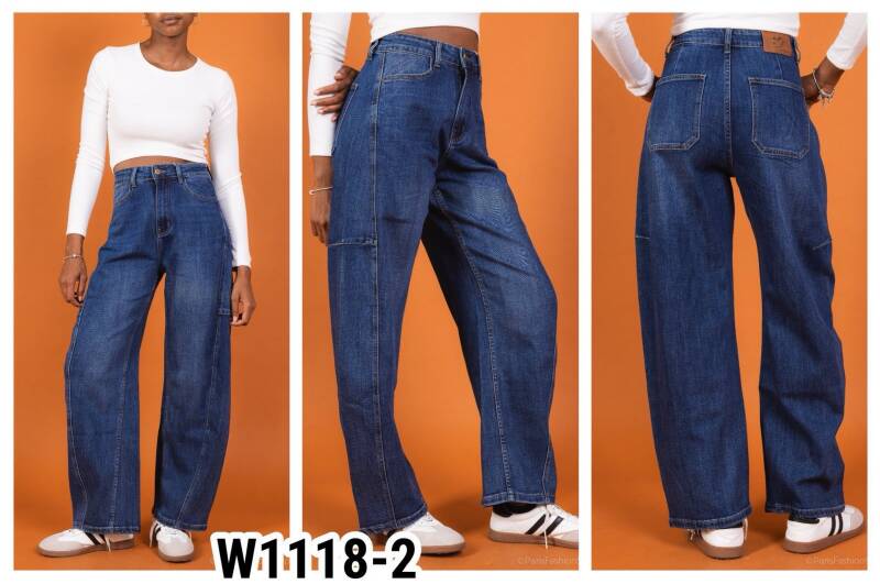 Spodnie damskie jeansy Roz XS-XL, 1 Kolor Paczka 10 szt